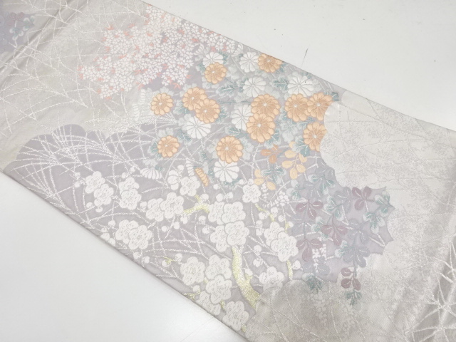 Japanese Kimono / Antique / Fukuro Obi Silk